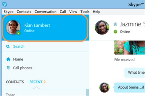On the upper right side corner of your screen, beside the sign out button, you'll be able to see the skype id of the account. What is a Skype Name, and how do I find mine?