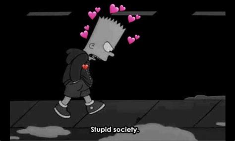 Stupid Society Bart Simpson In 2020 Brocken
