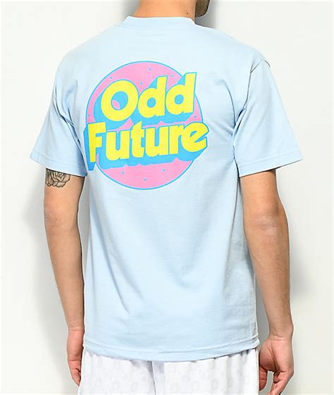 Odd Future Retro Logo Light Blue T Shirt Zumiez Retro Shirt Design