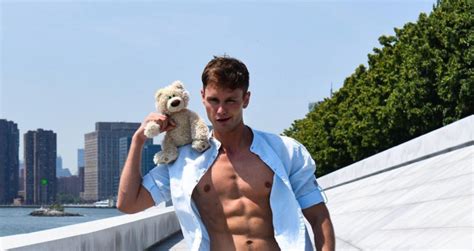 Charles Laurent Marchand And His Big Bulge Visit The Four Freedoms Park Gaybuzzer