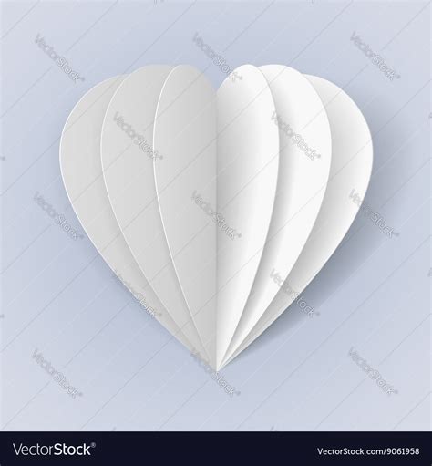 Romantic Origami Royalty Free Vector Image Vectorstock