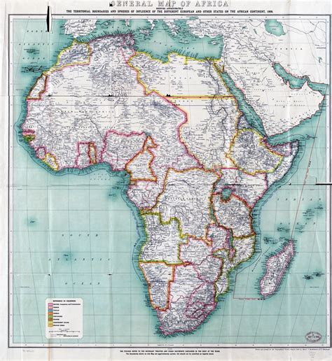 Partition Of Africa 1909 Edited Library Of Congress Map O Flickr