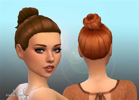 Mystufforigin Bun Hairstyle Conversion Sims 4 Hairs Bun Hairstyles Vrogue