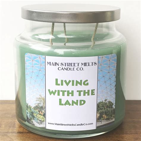 Living With The Land Disney Candle 18oz Main Street Melts Candle Co