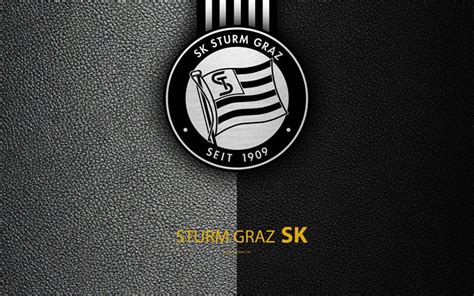 Sportklub sturm graz is an austrian association football club, based in graz, styria, playing in the austrian football bundesliga. Download wallpapers Sturm Graz FC, 4K, leather texture ...