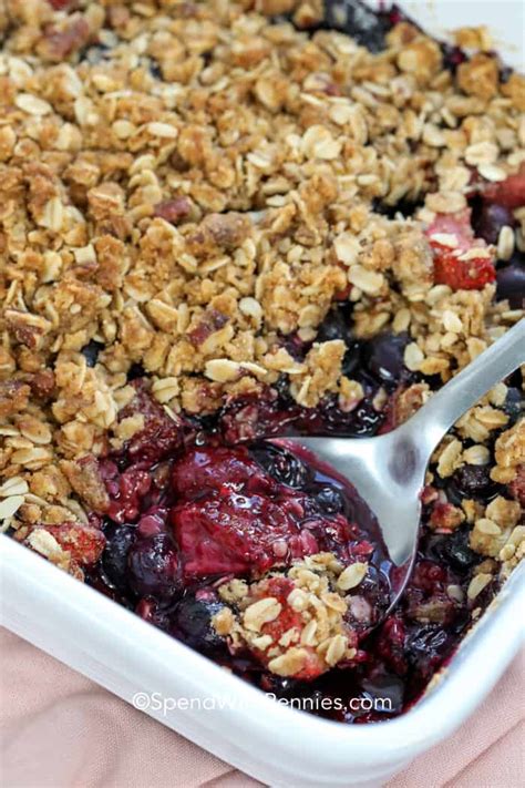 Easy Mixed Berry Crisp Just Ask Chef