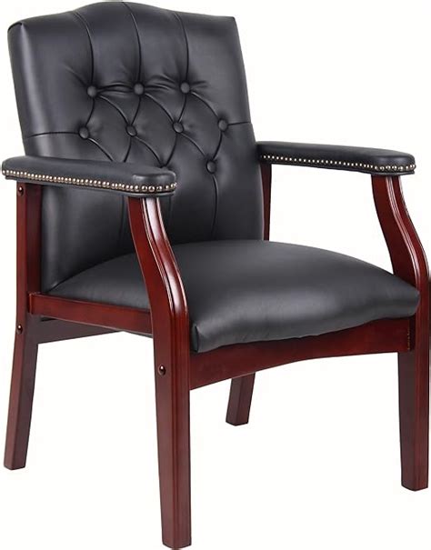 Boss Office Products Ivy League Executive Guest Chair Black Amazon