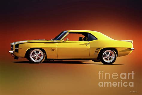Chevrolet Camaro Ss Pro Touring Greeting Card By Dave Koontz