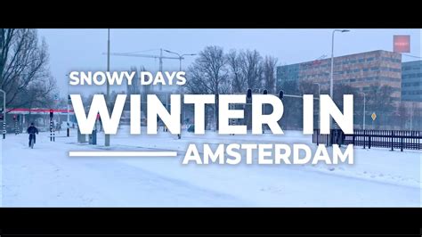 Snowy Days In The Netherlands Winter In Amsterdam Winter Amsterdam