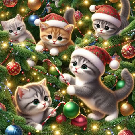 Cute Christmas Kittens Aranyos Karácsonyi Kiscicák Megaport Media
