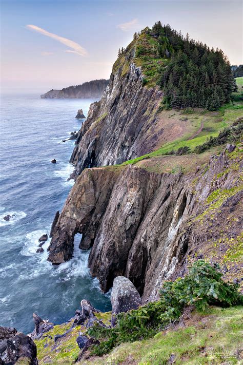 Sea Cliffs Of Neahkahnie Mountain Along Oregon North Coast Oregon