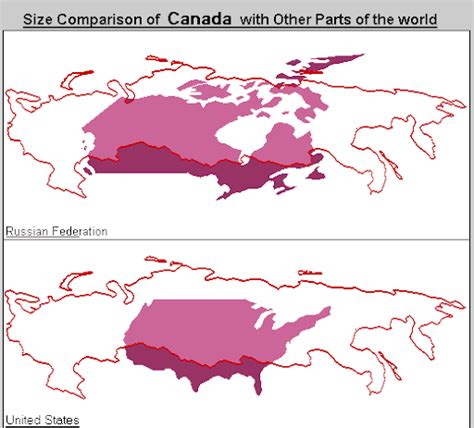 Russia and united states relative size comparison. How big is Russia compared to the United States? | Experts123