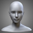 3d Face By Photo | Face topology, 3d face model, Character modeling