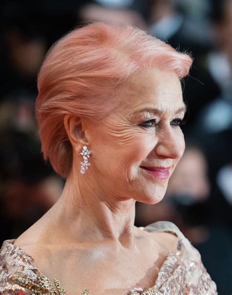Helen Mirren Pink Hair At Cannes Film Festival Popsugar Beauty Photo 24
