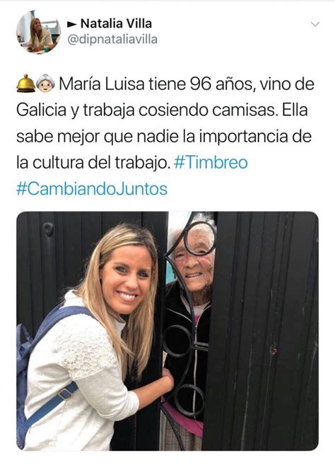 Cinismo Oficial Diputada De Cambiemos Feliz Por Ver Trabajar A Una Anciana Pobre De 96 Años