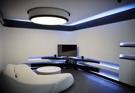18 Stunning Futuristic Living Room Designs