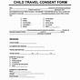 Sample Letter Of Consent To Travel With One Parent Pdf