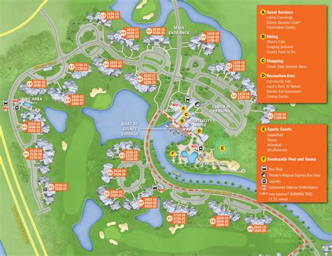 April 2017 Walt Disney World Resort Hotel Maps Photo 27 Of 33