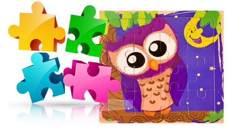 Cute Little Owl Puzzles For Kids Teeny Lily Youtube