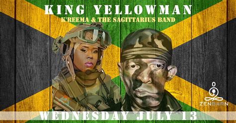 King Yellowman Wkreema And The Sagittarius Band Zenbarn Waterbury