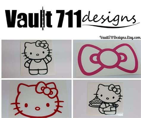 Check Out These Super Sweet Hello Kitty Decals And More At Our Etsy