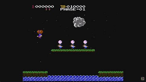Nes Classic Edition Ballon Fight Gameplay Footage