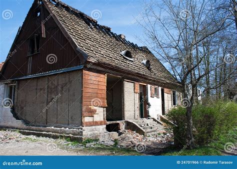 Old Broken House Royalty Free Stock Image Image 24701966