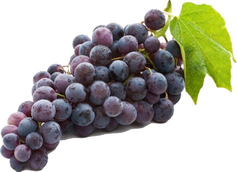 Download Fresh Red Grapes With Leafpng