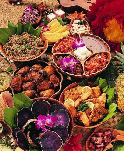 Pin by Erica Lynn on Luaus & Beach Parties  Hawaiian luau food, Luau