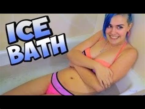 Ice Bath Challenge Bf Vs Gf Bashurverse Youtube