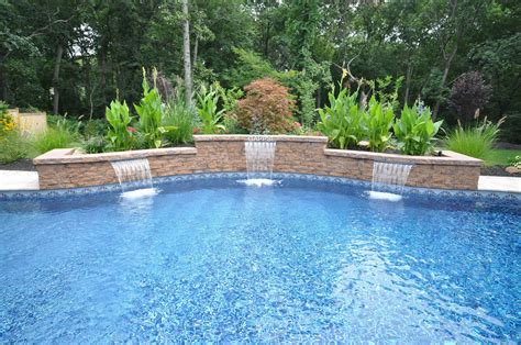 Outdoor Water Features And Pool Landscaping Gappsi