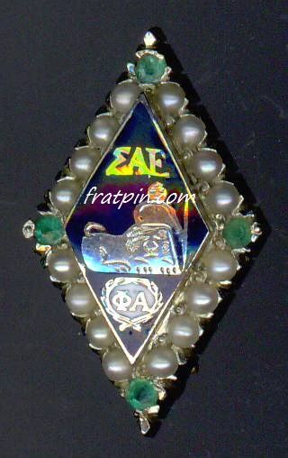 Sigma Alpha Epsilon Frat Pin