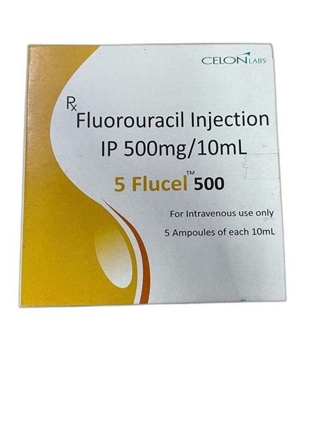 Celon Laboratories Pvt Ltd 10ml Fluorouracil Injection Packaging