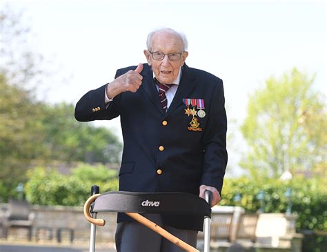 Captain sir tom moore has said he thinks a second lockdown would be a disaster for the nation, and urged people to talk to their. Captain Sir Tom Moore, 100, Launches Campaign to Help ...
