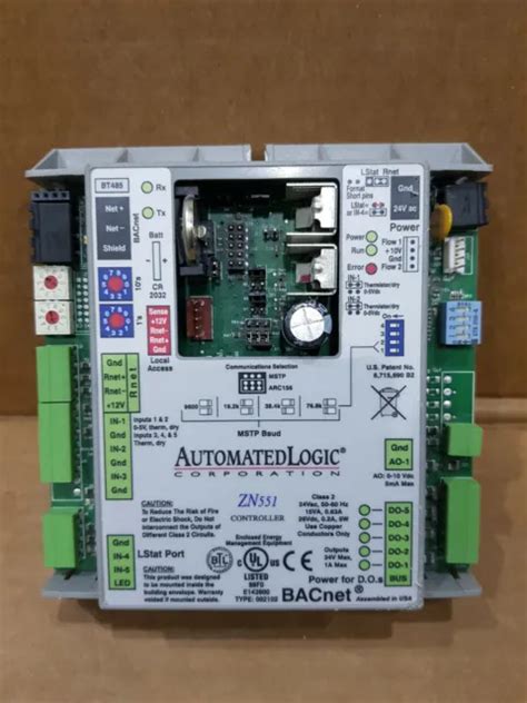 Bacnet Zn551 Automated Logic Corporation Zone Controller 27500 Picclick