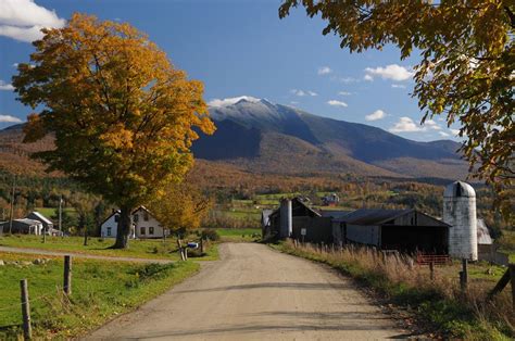 Back Country Road Country Roads Autumn Scenery Vermont