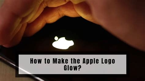 How To Make The Apple Logo Glow February 2023 Guide Stupid Apple