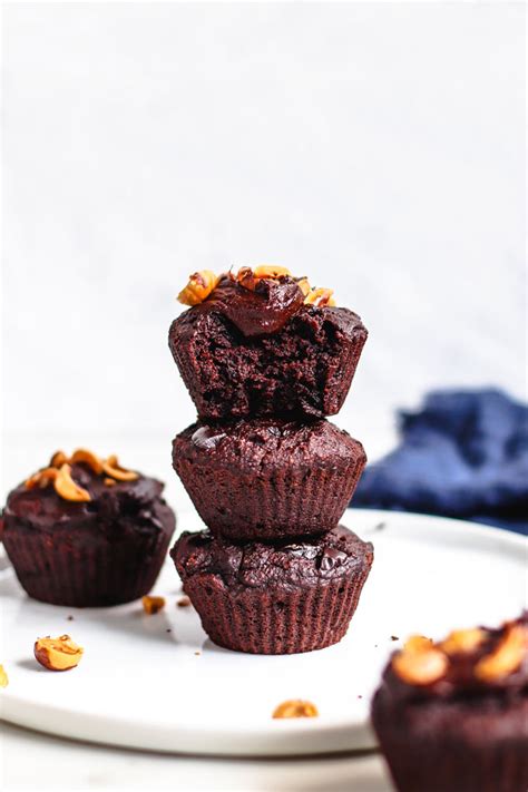Triple Chocolate Hazelnut Muffins Vegan Gluten Free Barrel Leaf