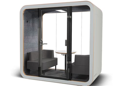 Framery Smart Office Acoustic Phone Booth In Light Blue