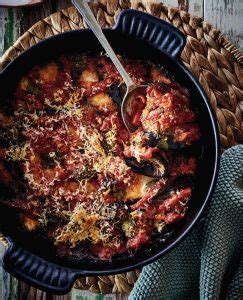 Baked Eggplant With Peppers Mozzarella Cuisine Magazine From New