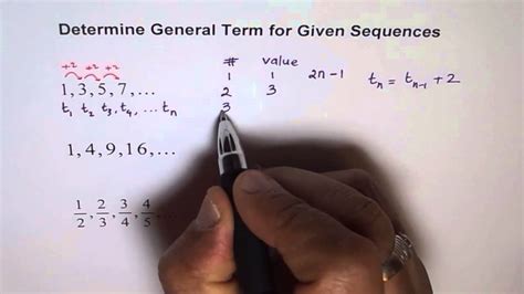 As measured with a certain type of unit or category. Find General Term of Infinite Sequence MCR3 Grade 11 - YouTube