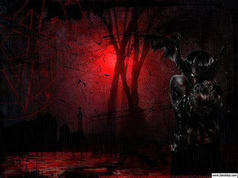 1366x768px 720p Free Download The Red Deamon Evil Demonic Dark