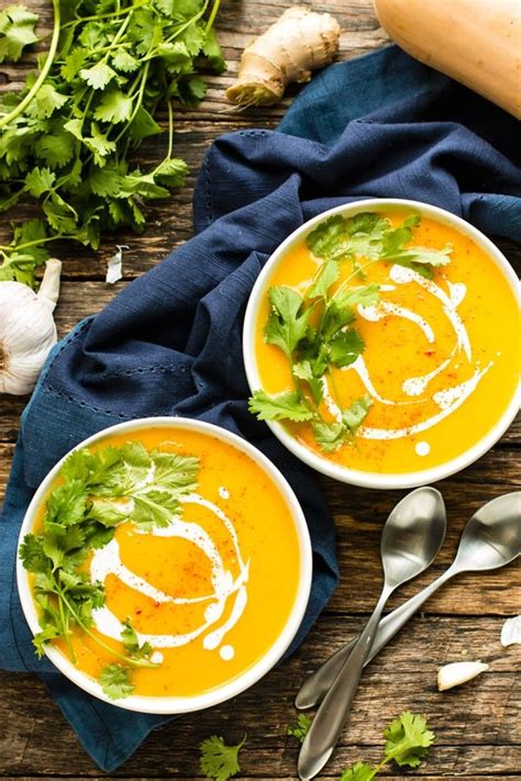 Roasted Butternut Squash Soup With Coconut Milk Recipe