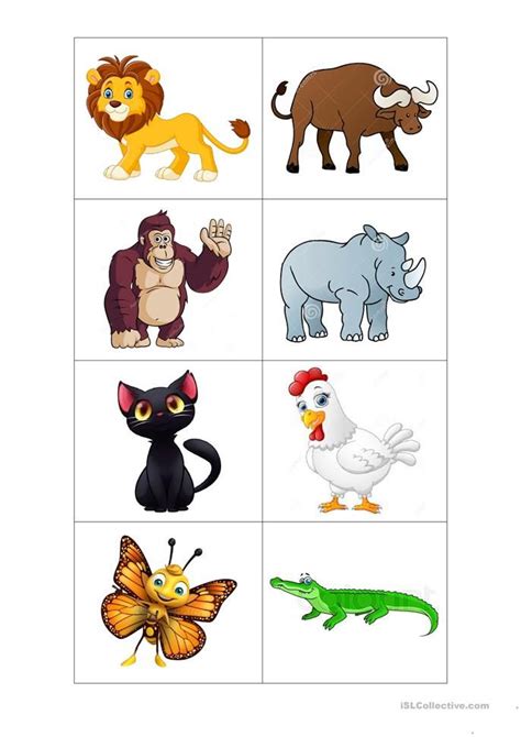 Animals Memory Game Juegos De Animales Juegos De Memoria Fotos De