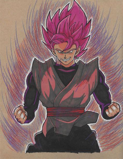 Goku Black Super Saiyan Rose By Cenzart On Deviantart