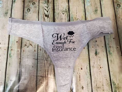 Naughty Valentines Thongs Naughty Thongs Wet Enough For Etsy