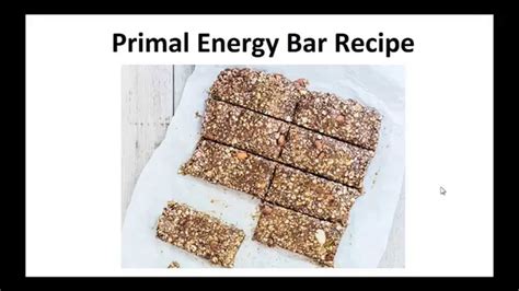 Quinoa, fruit, and nut protein bars. Paleo Snacks - Primal Energy Bar Recipe By A Former ...