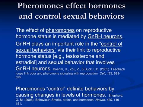 Ppt Human Pheromones Linking Neuroendocrinology And Ethology