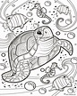 Sea Life Coloring Pages - Coloringnori - Coloring Pages for Kids