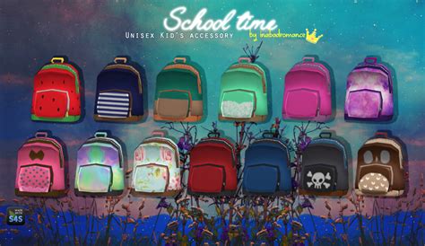 My Sims 4 Blog Backpacks For Kids By Inabadromance